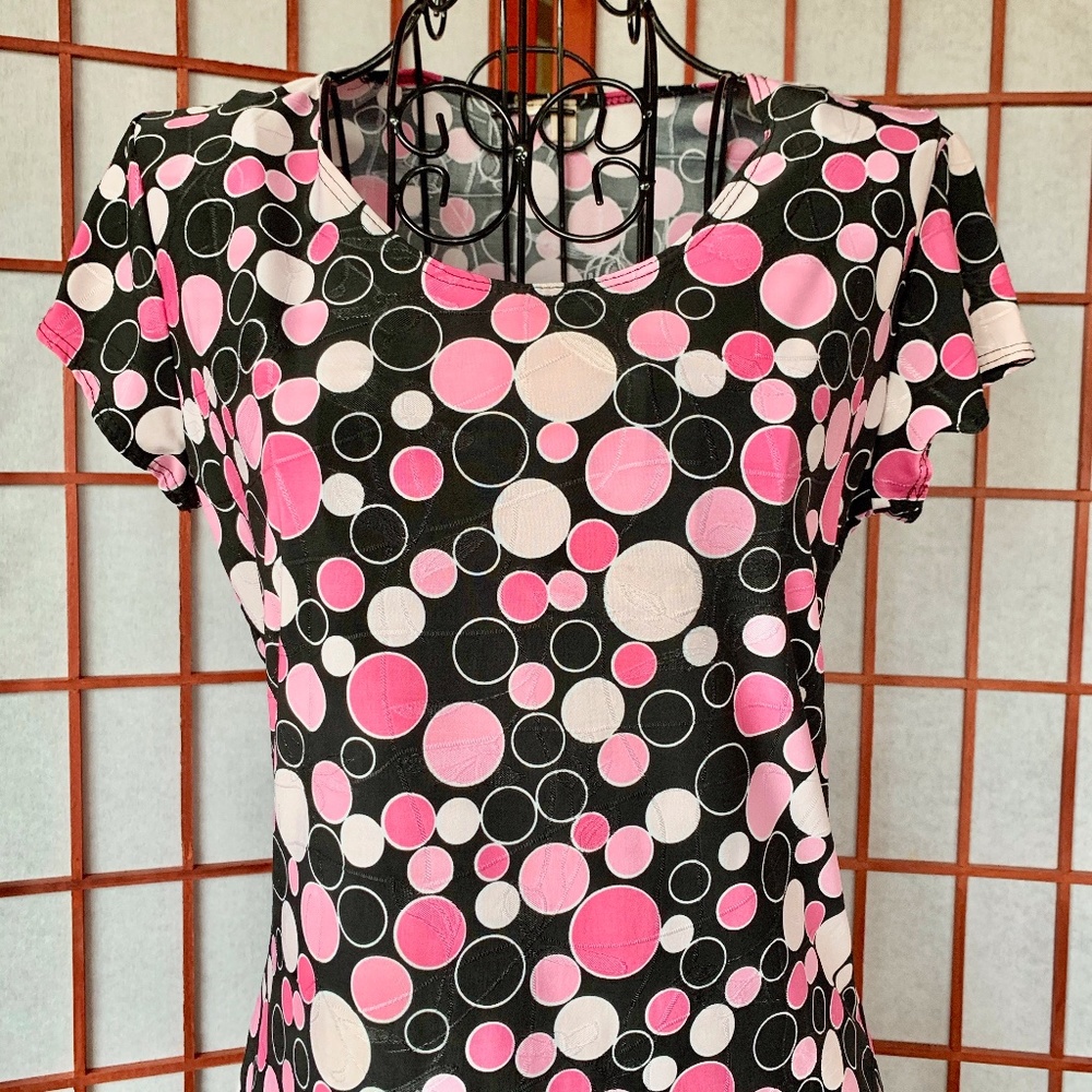 Unbranded Polka-Dot Stretch Shell Top - Picture 1 of 6
